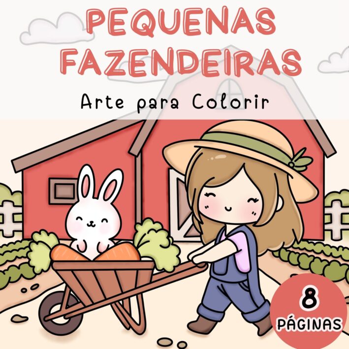 Páginas para Colorir - Pequenas Fazendeiras