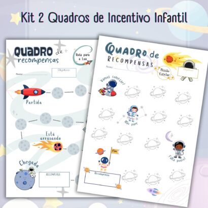 Quadros de Recompensas - Astronauta