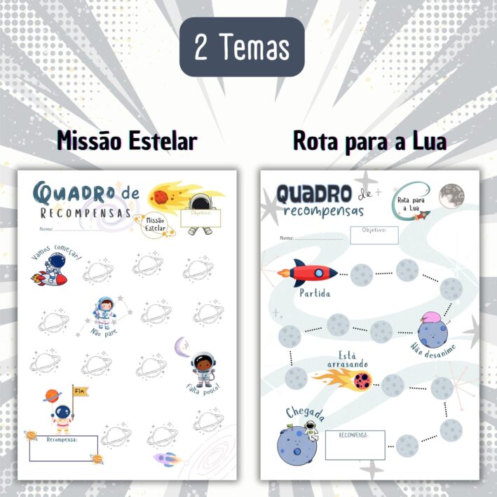 Quadros de Recompensas - Astronauta - Imagem 2