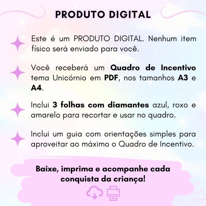 Quadro de Incentivo - Unicórnio - Imagem 6