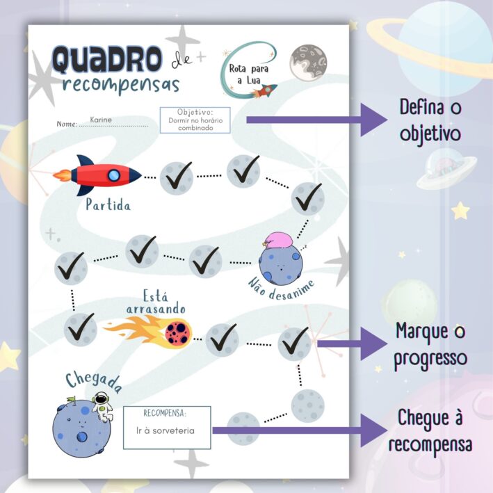 Quadros de Recompensas - Astronauta - Imagem 4