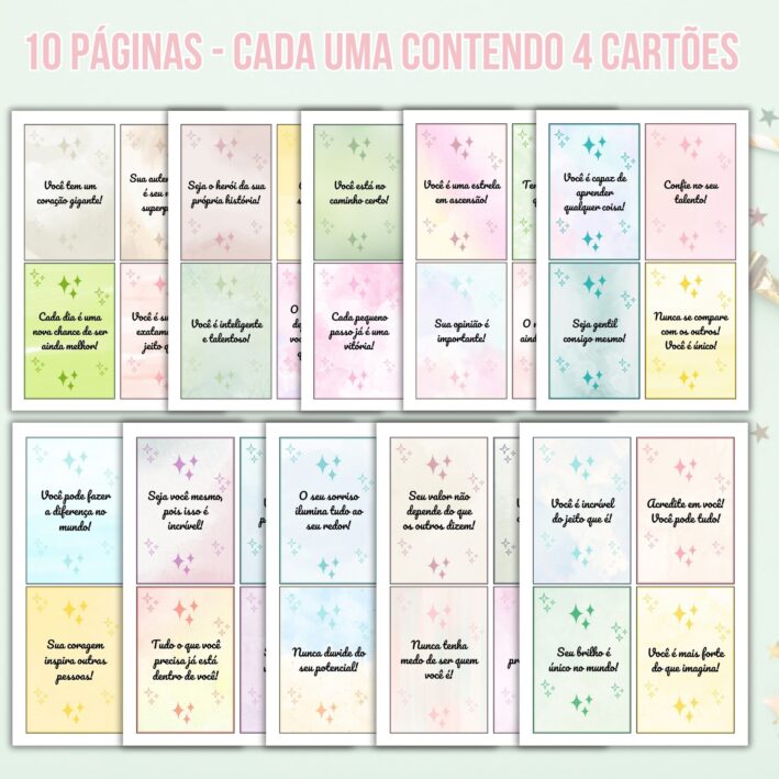 40 Cartões de Autoconfiança e Autoestima - Imagem 3