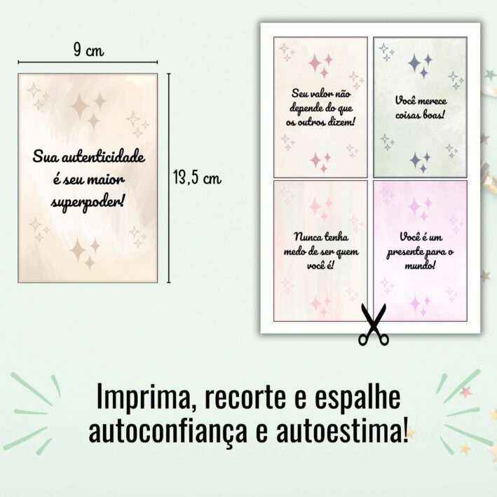 40 Cartões de Autoconfiança e Autoestima - Imagem 4