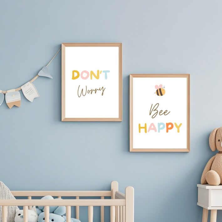 Arte para Quadro – Bee Happy - Imagem 4