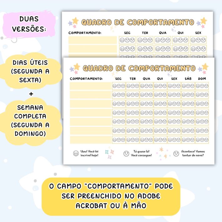 Quadro de Comportamento - Estrelas - Imagem 5