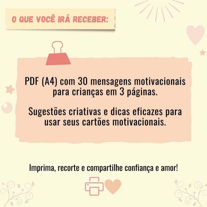 30 Cartões de Mensagens Motivacionais - Imagem 5