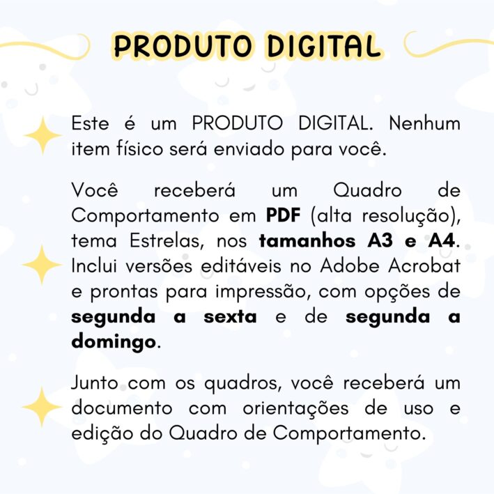 Quadro de Comportamento - Estrelas - Imagem 6