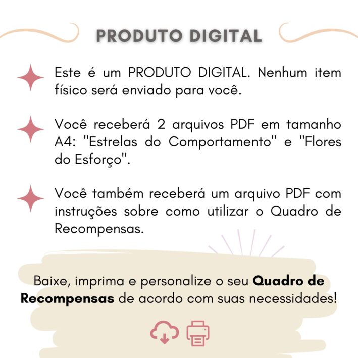Quadros de Recompensas - Estrelas e Flores - Imagem 5