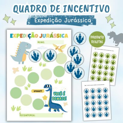 Quadro de Incentivo - Expedição Jurássica